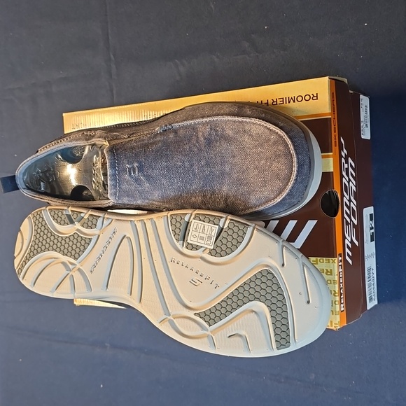 Skechers Relaxedfit NAVY DRIGO 12 - Picture 3 of 4